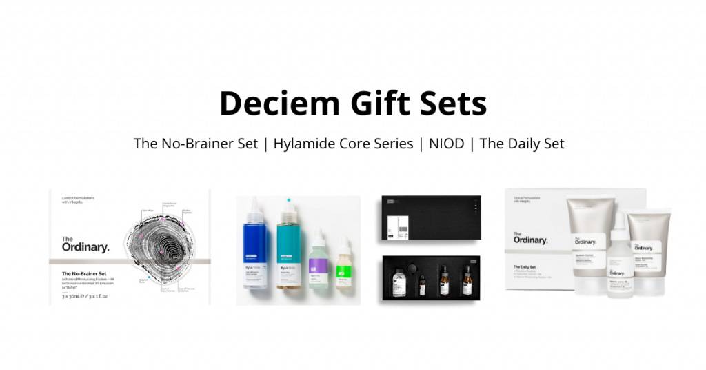 the ordinary daily set  the no brainer set the ordinary