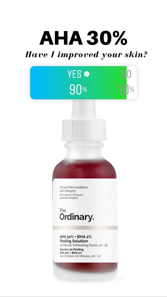 Tilhører Ondartet tumor faldt The Ordinary AHA 30% Reviews by the Deciem Addicts