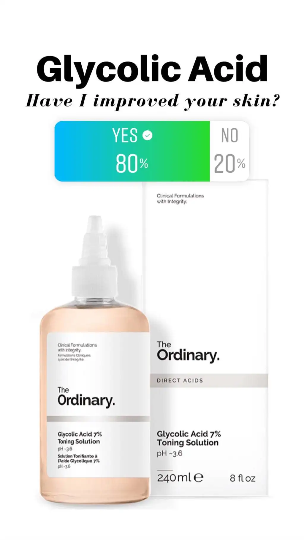 The Ordinary Glycolic Acid Reviews & FAQs by Deciem Addicts
