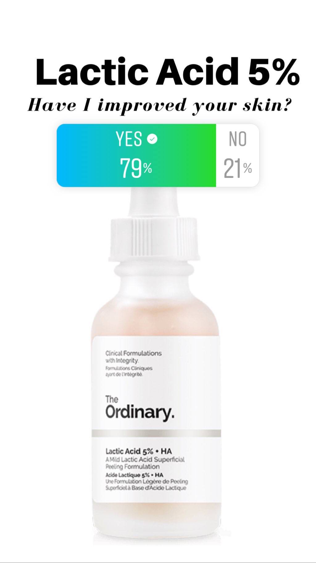The Ordinary Lactic Acid 5 Reviews & Lactic Acid 10 Reviews