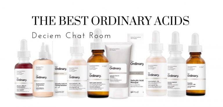 The Best Acids from The Ordinary