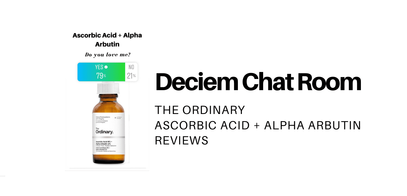 The ordinary ascorbic acid alpha arbutin