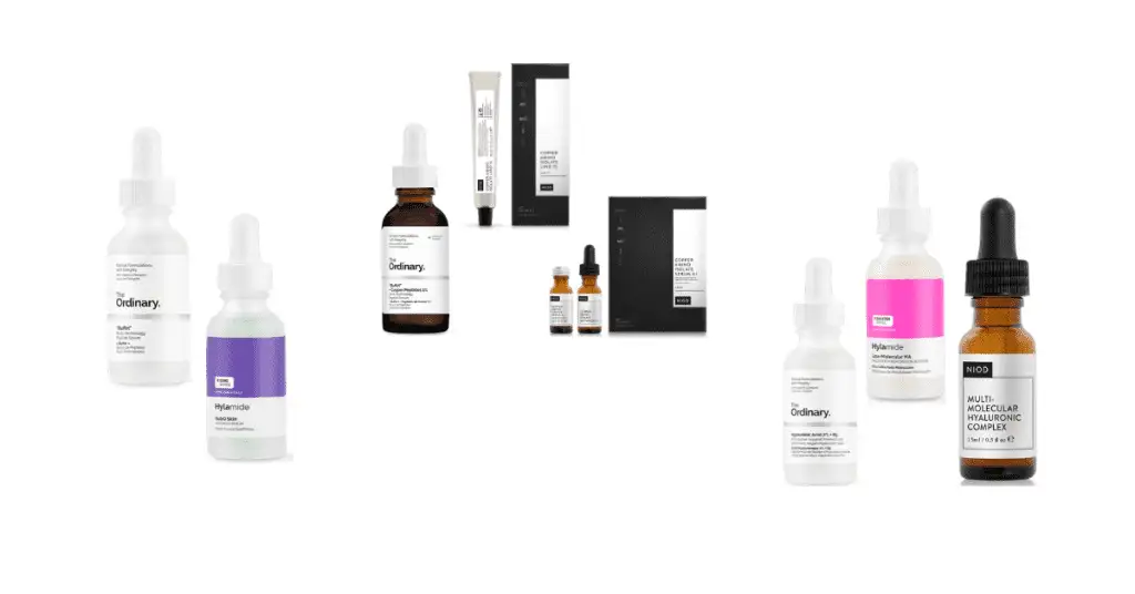 The Ordinary vs Hylamide vs NIOD
