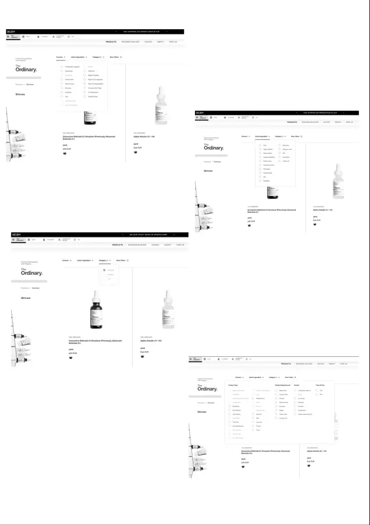 The Ordinary Regimen Builder