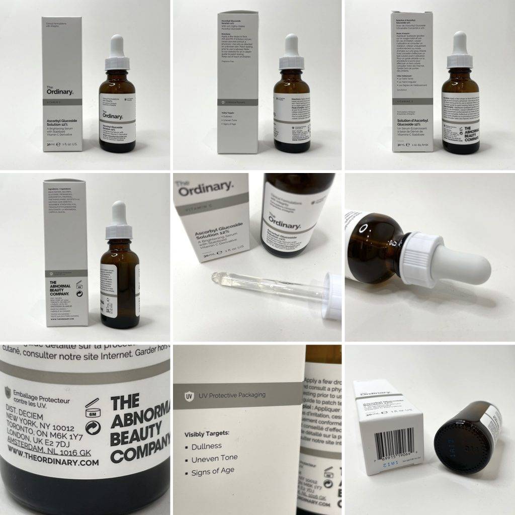 Photos of authentic Ascorbyl Glucoside