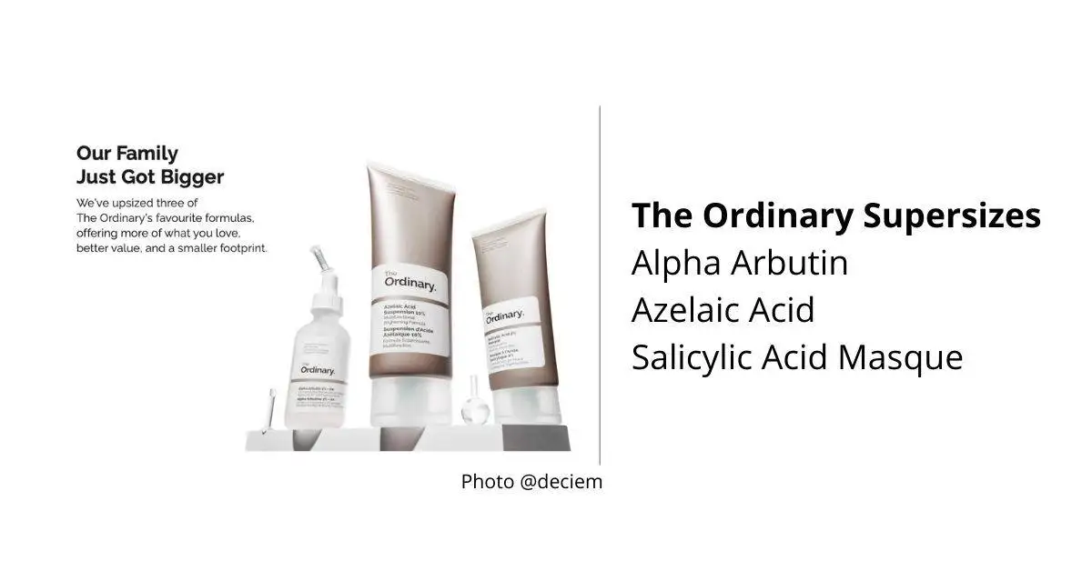The Ordinary Supersizes