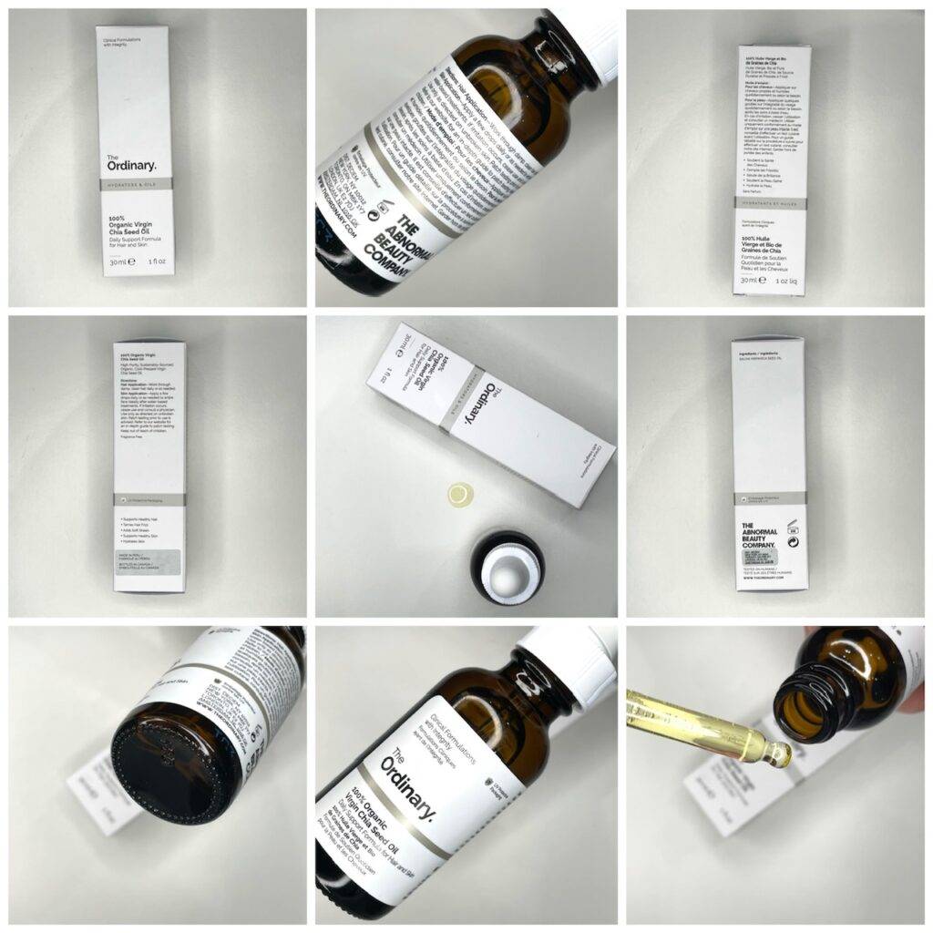 The Ordinary Chia Seed Oil Bottle & Box