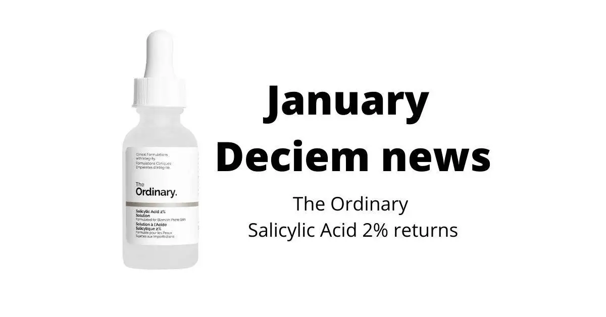 January Deciem News