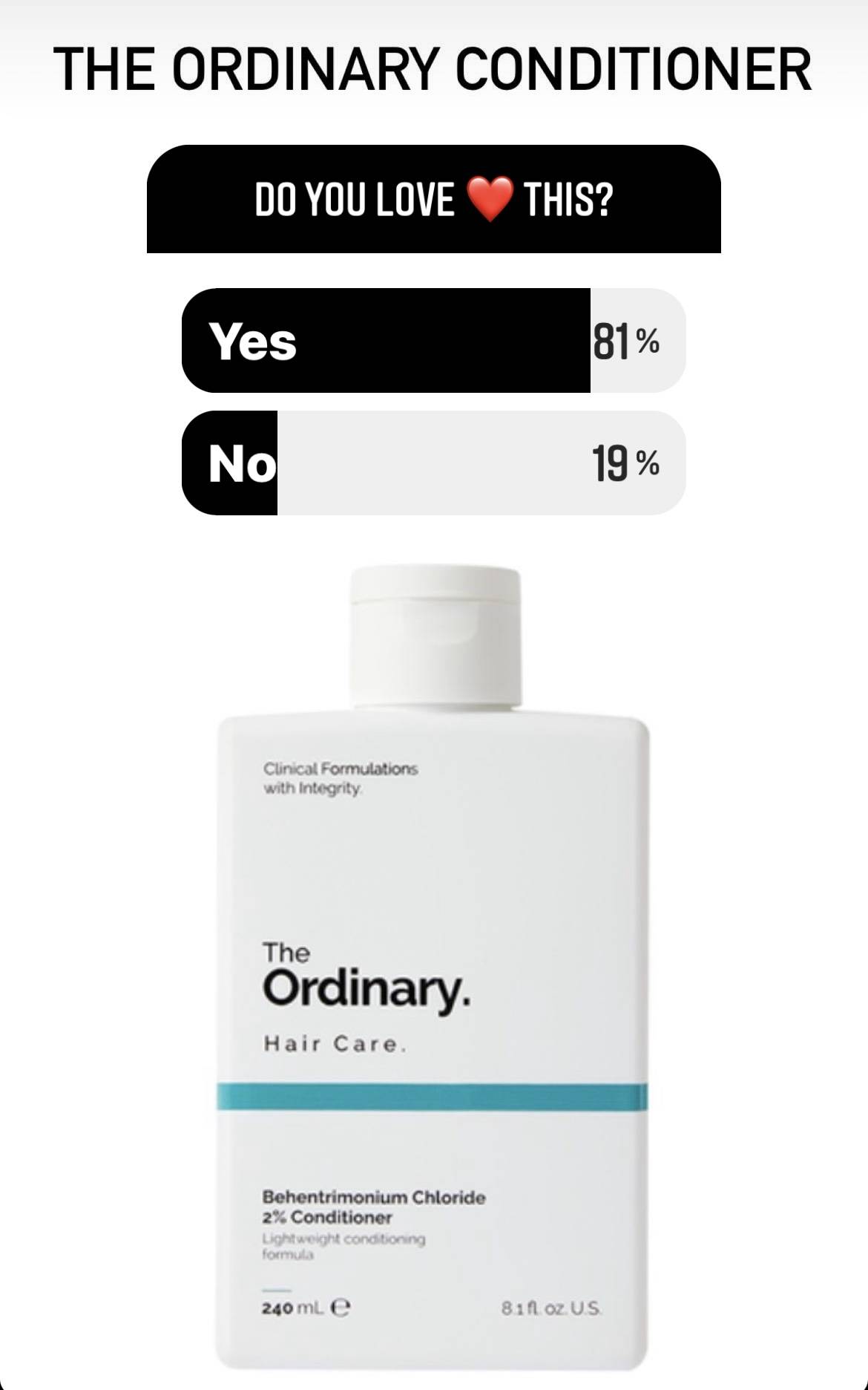 The Ordinary Conditioner Behentrimonium Chloride 2 Conditioner