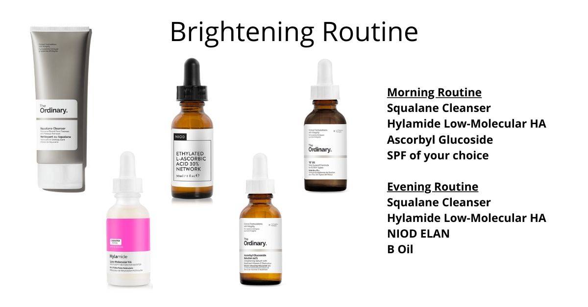 The Ordinary Brightening Routine