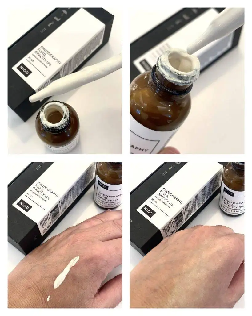 Swatches of NIOD PF12% 