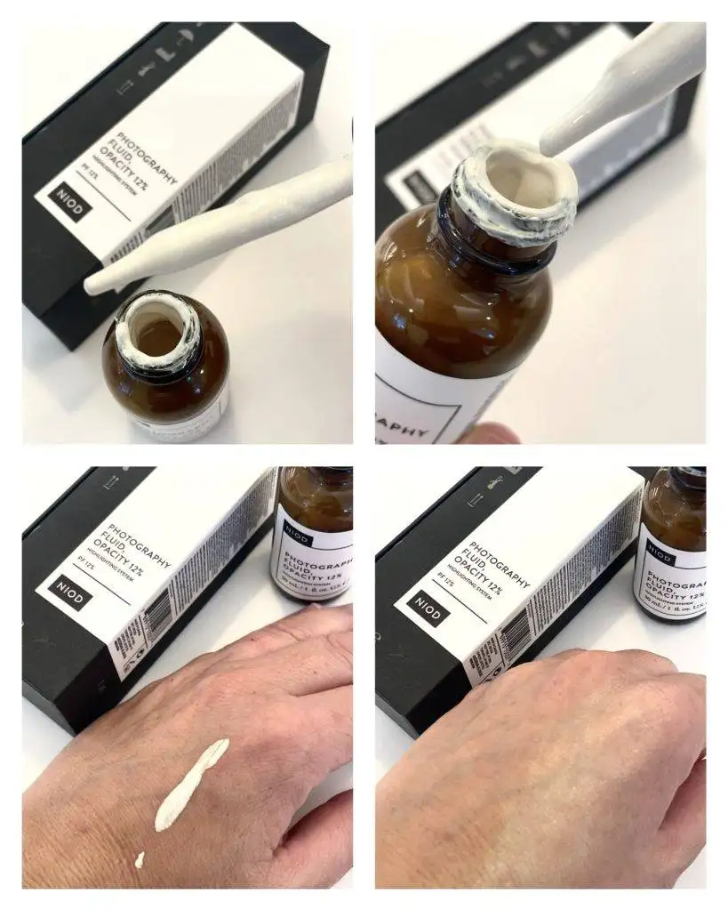Swatches of NIOD PF12%
