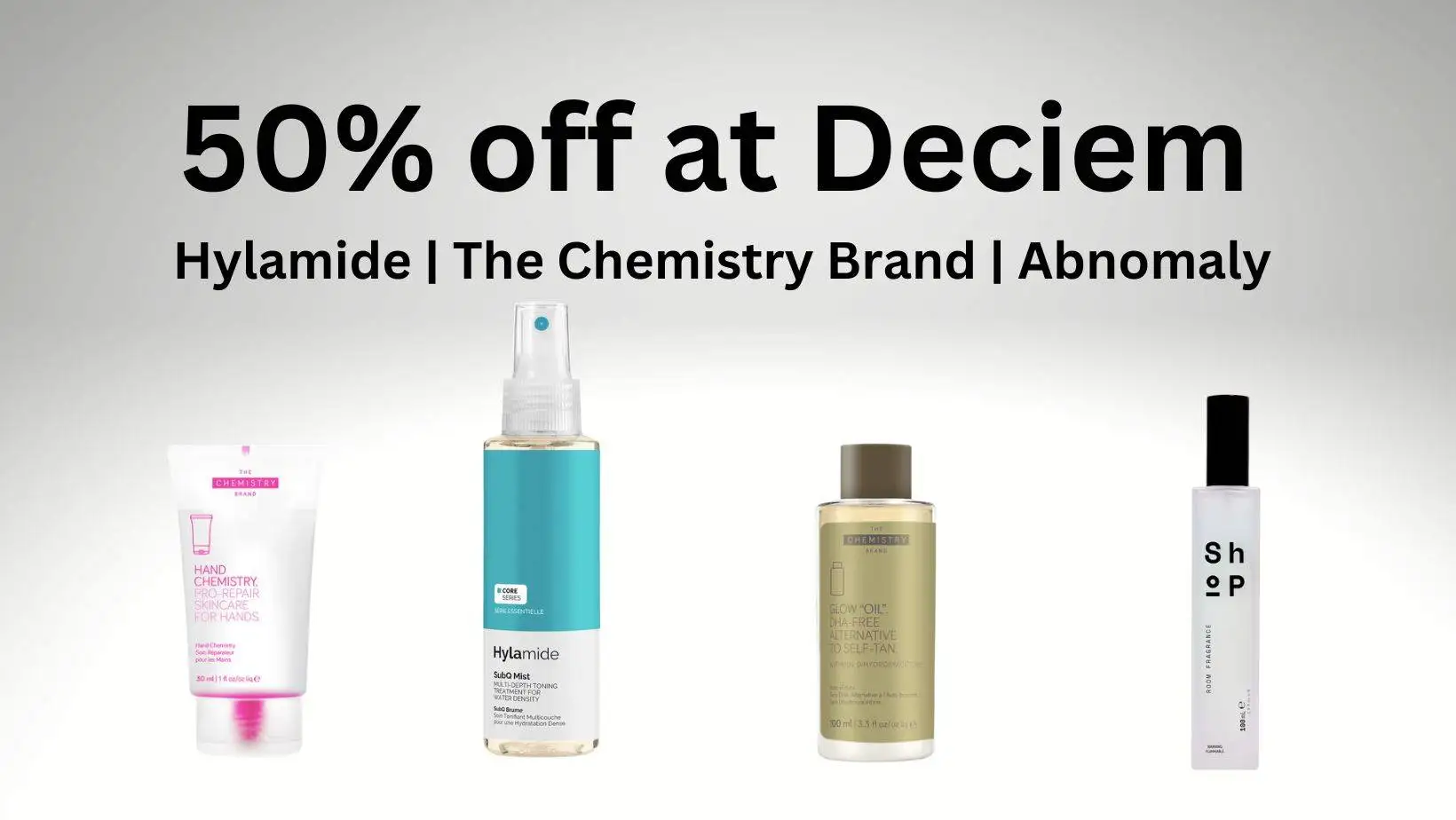 50% off Deciem