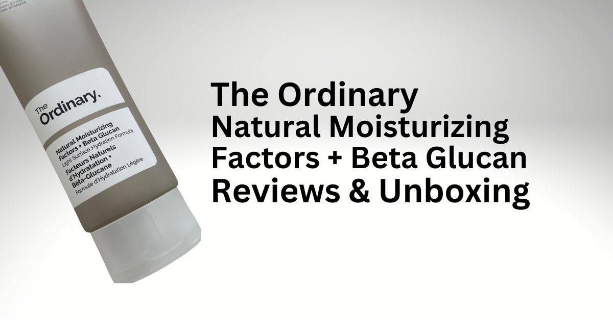 The Ordinary Natural Moisturizing Factors + Beta Glucan