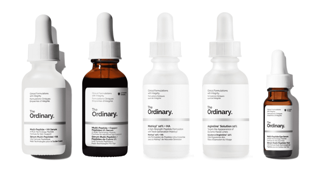 The Ordinary Peptides - Products Page