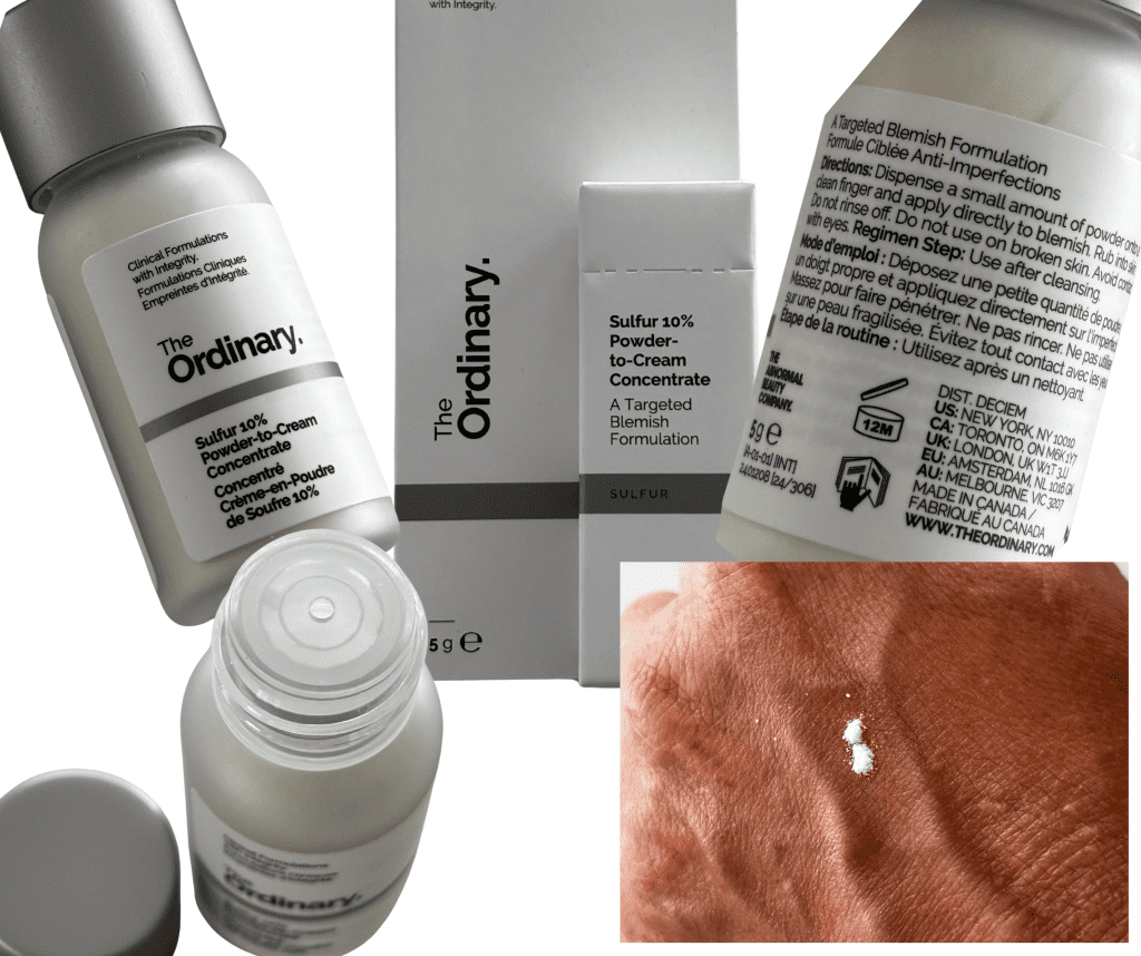 The Ordinary Sulfur Powder to Cream