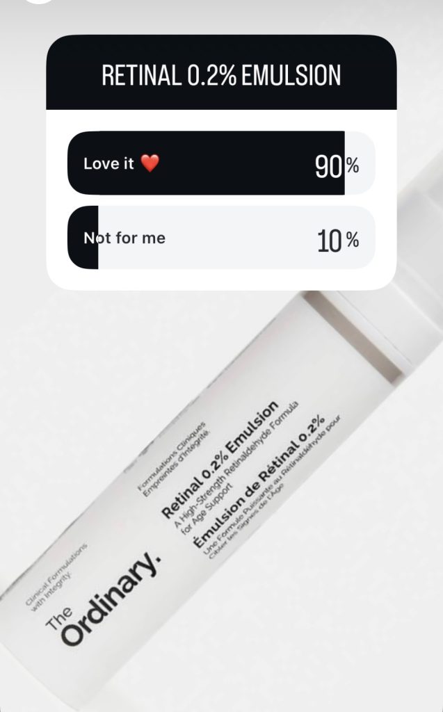 90% love Retinal by The Ordinary